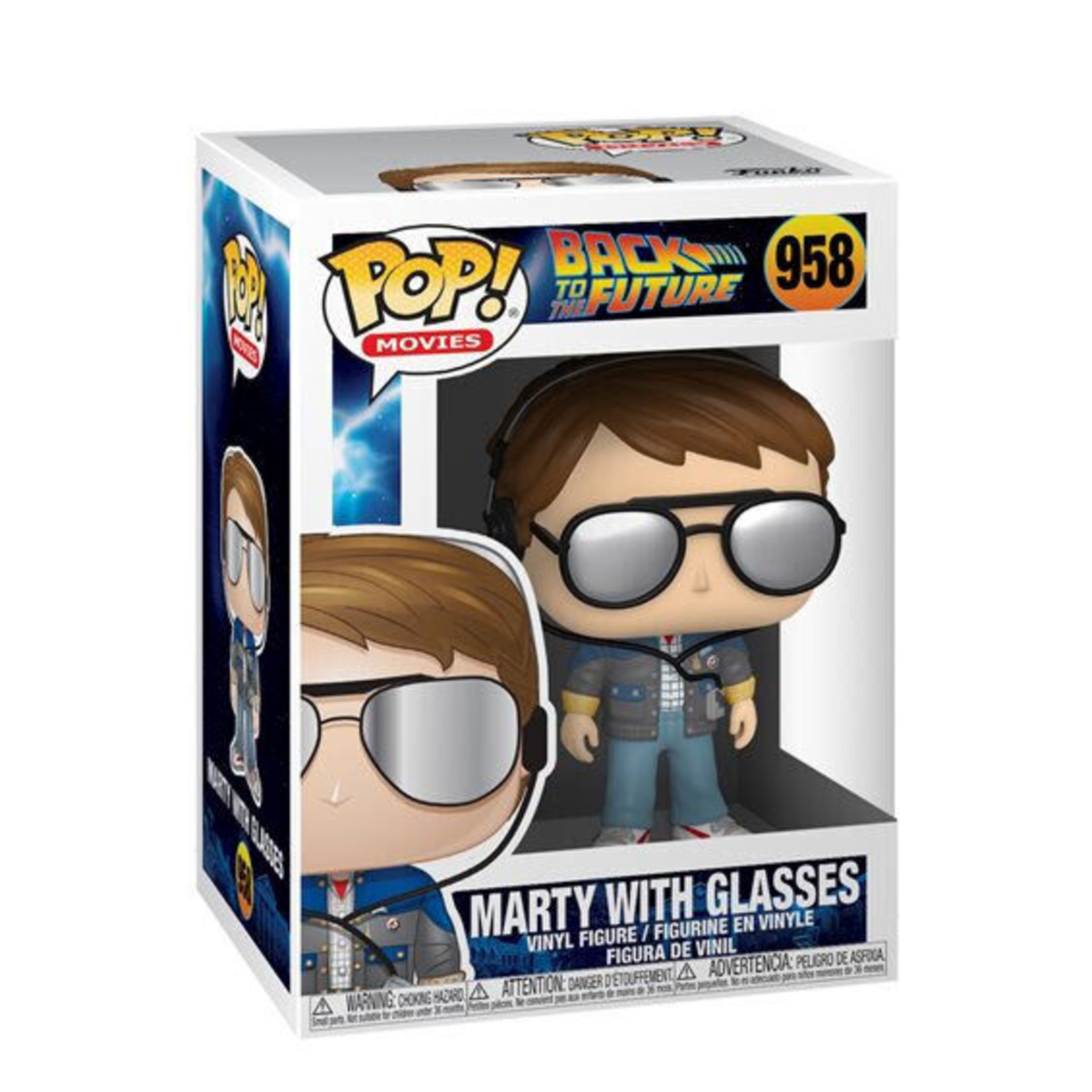 Funko POP Movies MARTY WITH GLASSES Back to the Future 958