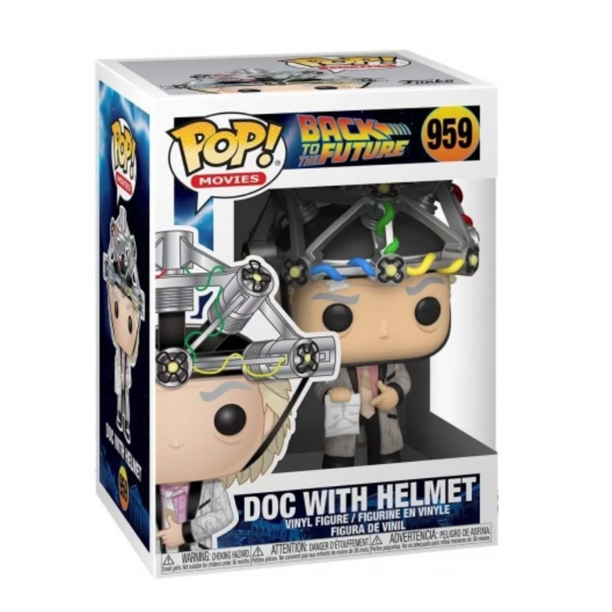 Funko POP Movies DOC WITH HELMET Back to the Future 959